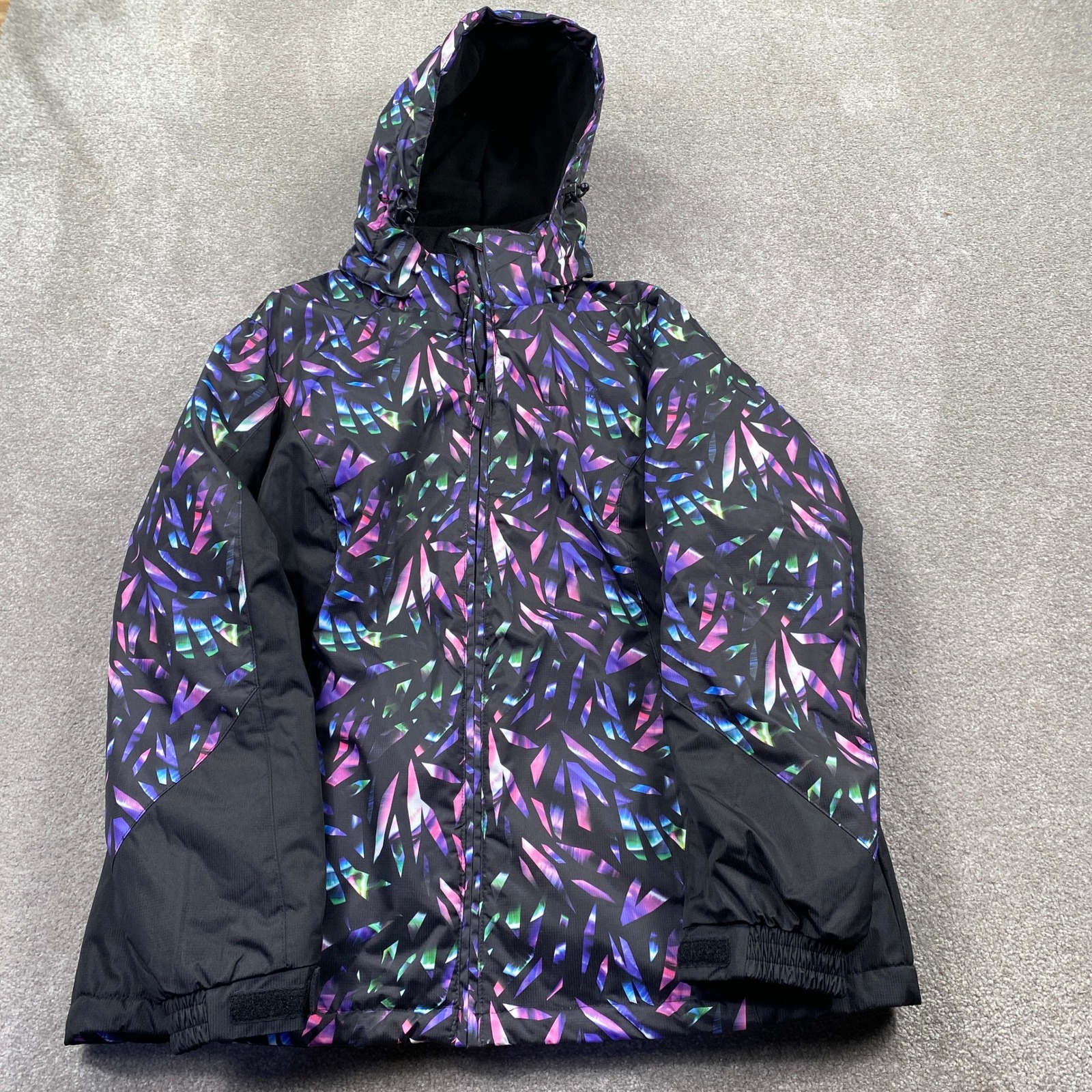 Mountain Warehouse Snow Jacket Womens 12 Black Isotherm Water Resistant